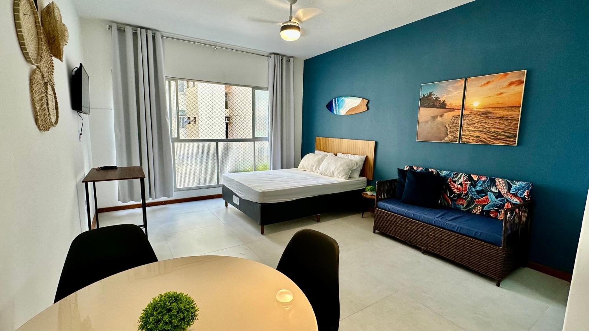 Appartement Flat Quarto E Sala Praia Das Castanheiras Guarapari Extérieur photo